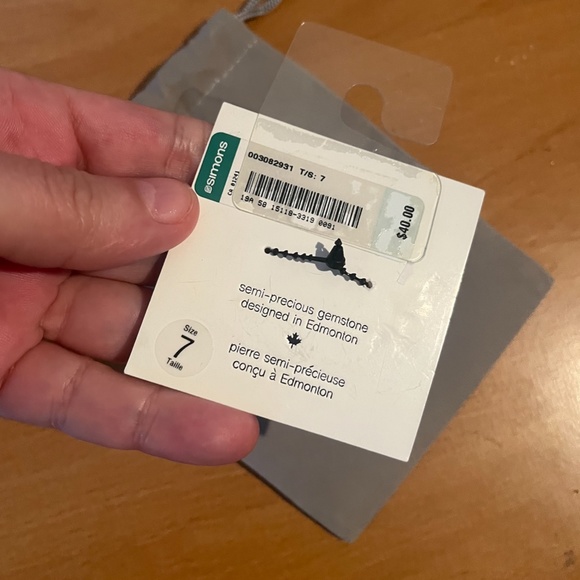 Eliasz And Ella semi-precious gemstone ringsize 7 NWT - Picture 3 of 4